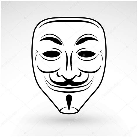 Anonymous hacker logo | Anonymous mask vector icon. Hacker logo design ...