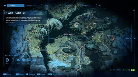 Halo Infinite Forerunner Artifacts Map