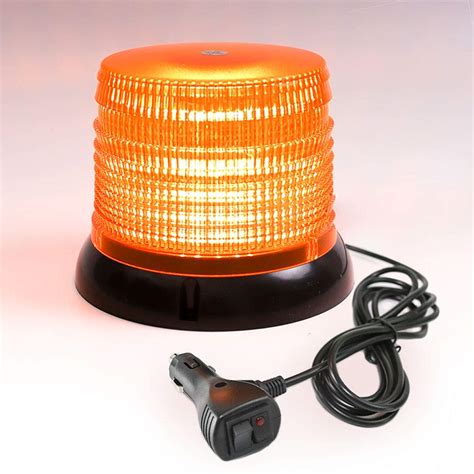 Buy Le Jx 72 Leds 12 24 Volt Amber High Intensity Hazard Emergency Warning Lights Bar Mini Led