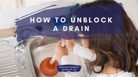 How To Unblock A Drain Tips Solve Blocked Drain Problem