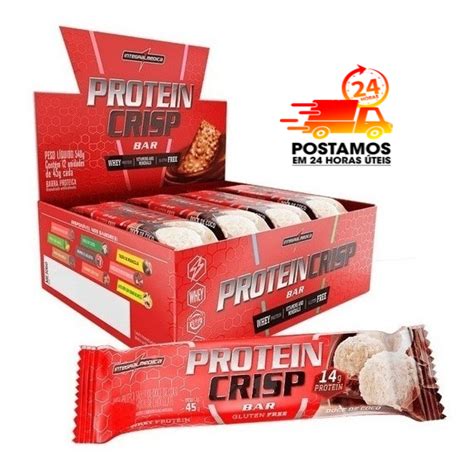 Barra De Proteína Protein Crisp Bar Caixa Com 12 Unidades