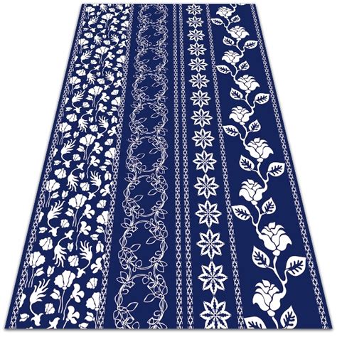 Tapis Vinyle Fleurs Du Sentier Decortapis