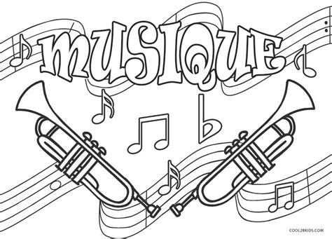 Coloriages Musique Coloriages Gratuits à Imprimer