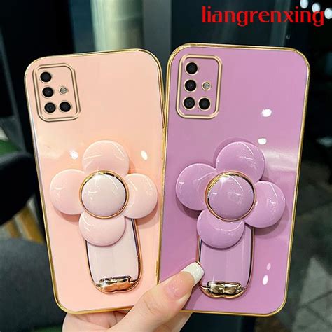 Casing Samsung A51 Samsung A71 Phone Case Softcase Electroplated Silicone Shockproof Protector