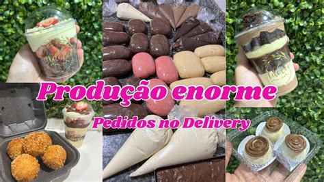 Produ O Enorme Para Encomendas E Delivery Pedidos Confeitaria E