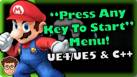 Press Any Key To Start Screen How To Make YOUR OWN SSB Game Unreal