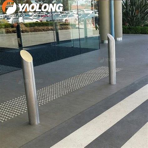 Slope Top Stainless Steel Bollard Safety Stainless Steel Bollard