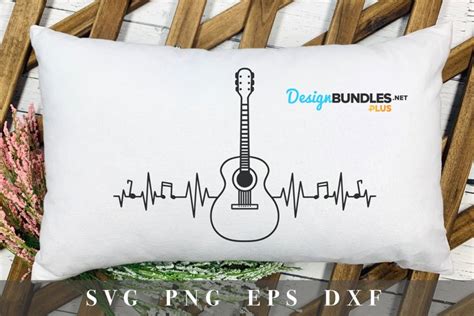 Guitar Heartbeat Svgmusic Notes Svg