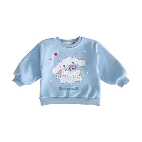 Jual Atasan Sweatshirt Anak Perempuan Fleece Bulu Sanrio Kuromi