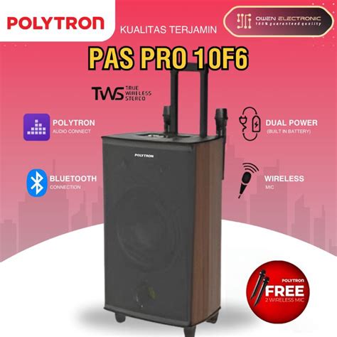 Jual SPEAKER PORTABLE POLYTRON PASPRO 10F6 SPEAKER PORTABLE PAS PRO10F6