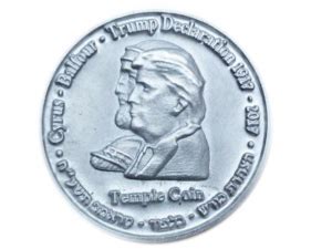 Sanhedrin releases a Trump-Cyrus ‘Temple Coin’ and Claims ‘Third Temple’ needed to avert war ...