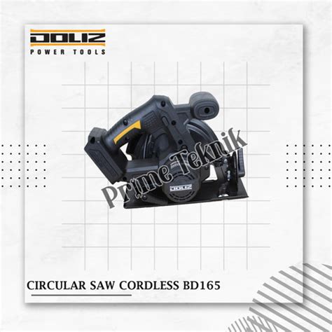 Promo Circular Saw Cordless 20V BD165 Doliz Mesin Potong Kayu 7 BD 165