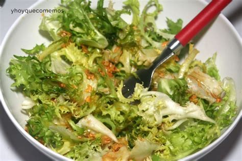 Ensalada De Escarola Recetas De Cocina Fácil Y Hoy Que Comemos