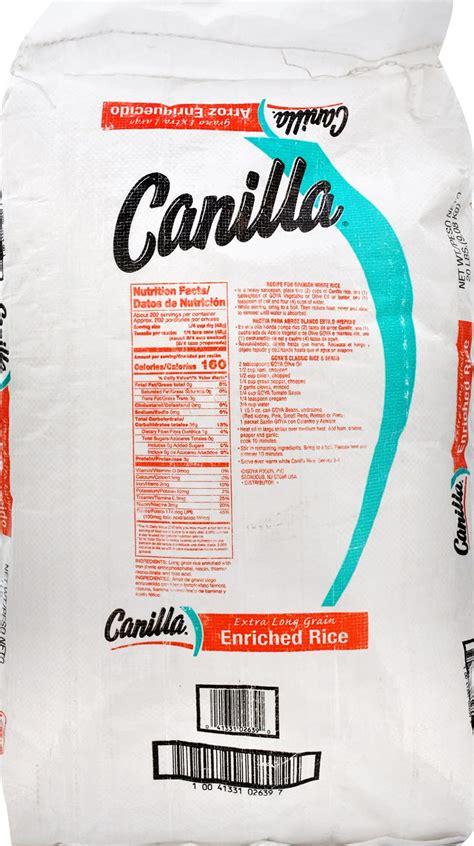 Goya Foods Canilla Arroz Blanco De Grano Extra Largo Libras