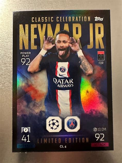 Neymar Jr 2023 Topps Match Attax Passion Limited Edi Kaufen Auf Ricardo