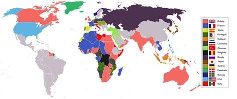 World_1914_empires_colonies_territory with labels Wikipedia - Away from the Western Front