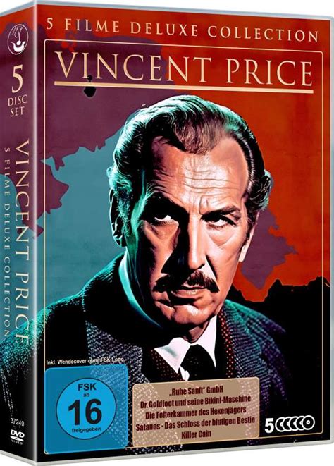 Vincent Price 5 Filme Deluxe Collection 5 DVDs Jpc