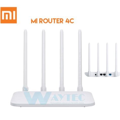 Xiaomi Mi Router 4c Mi Router Wifi 4c Blanco Waytec Peru