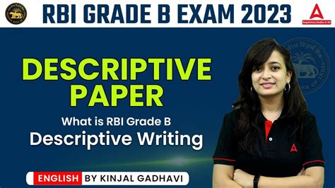 Rbi Grade B Descriptive Writing What Is Rbi Grade B Descriptive