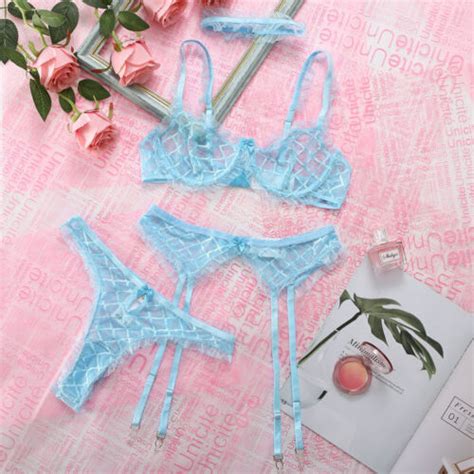 Women Sexy Lingerie Nightwear Underwear G String Babydoll Lace Bra