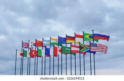 Flags G20 Membership Concept G20 Summit Stock Illustration 2226194513 ...