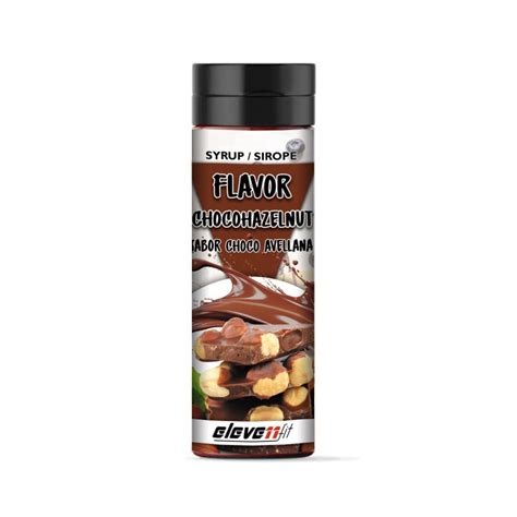 SIROPE SABOR CHOCOLATE Y AVELLANA SIN AZÚCAR 330ML Los Siropes de E