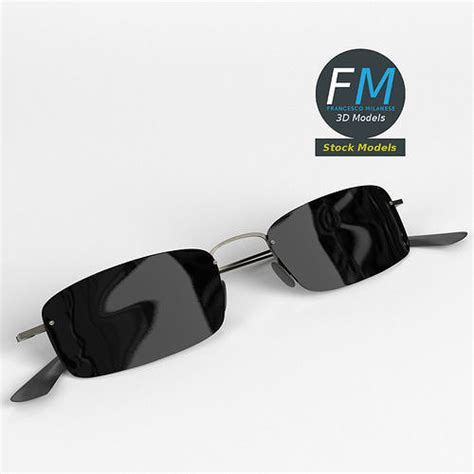 Sunglasses Rimless 3d Model Cgtrader