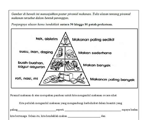 Lembaran Kerja Piramid Makanan Gabrielle Slater