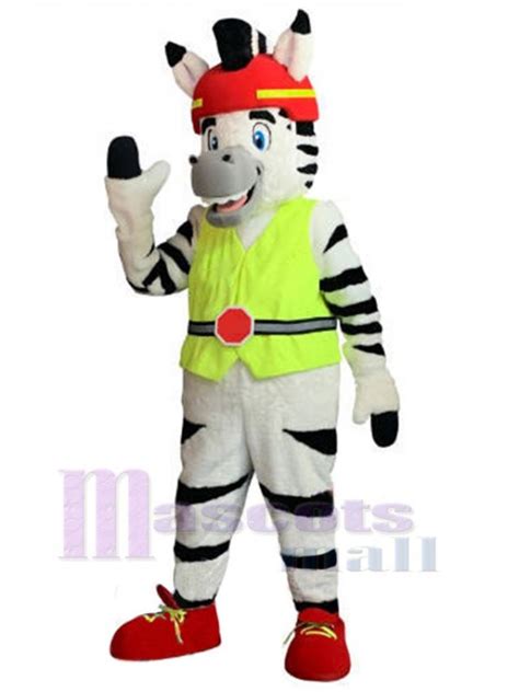 Lovely Zebra Mascot Costume Animal