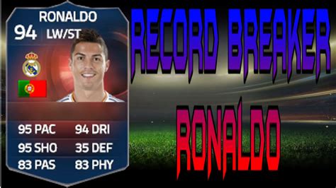 Record Breaker Ronaldo Youtube