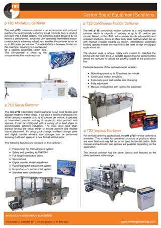 Cartoning Solutions Summary Pdf