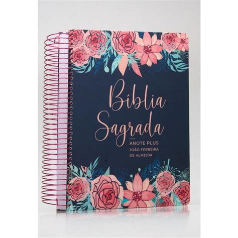 Bíblia Sagrada Anote Plus RC Letra Grande Capa Dura Espiral