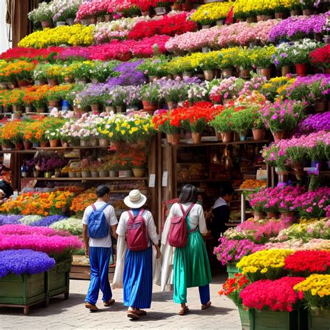 Comércio De Flores Primavera - No Caminho das Flores: A História das Rotas de Comércio Floral.