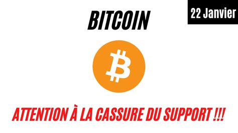 🚨 Bitcoin Danger Attention À La Cassure Du Support