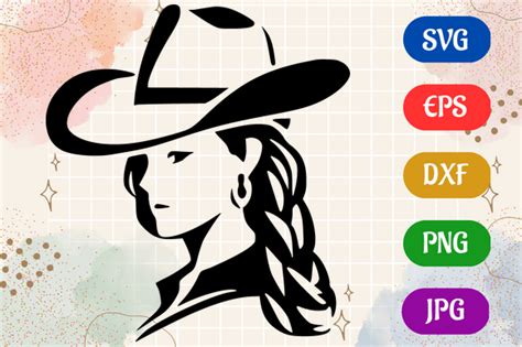 33 Cowgirl Symbol Designs And Graphics