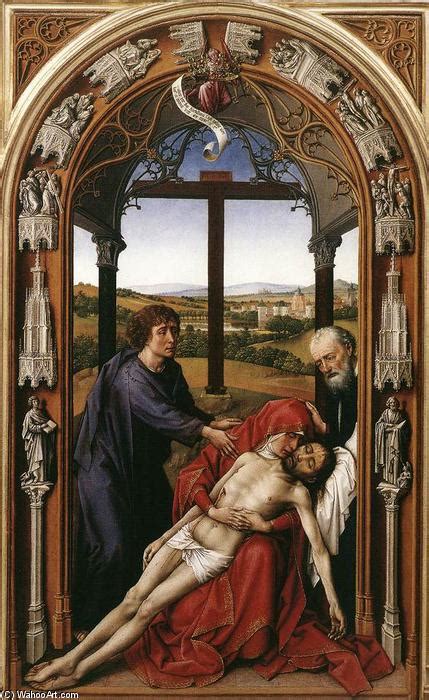 Museum Art Reproductions Miraflores Altarpiece Central Panel By