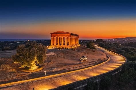 Il Tempio Della Concordia Nella Valle Dei Templi Servizi Fotografici