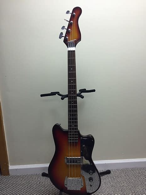 Teisco Kingston Guyatone Short Scale Bass 1960s Sunburst Reverb