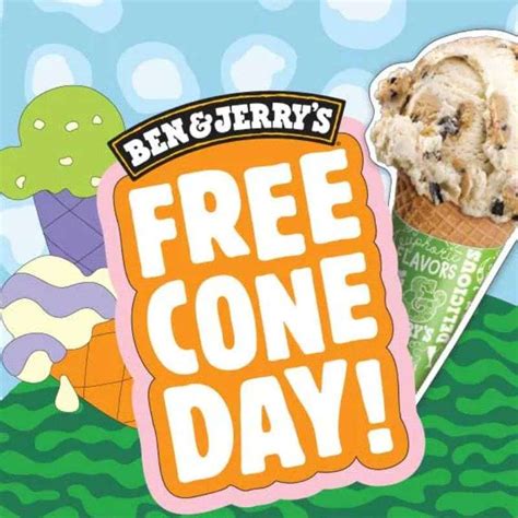 Ben Jerry S Ice Cream Free Cone Day Freebfinder