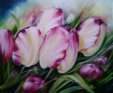 Tulip Flower Painting at PaintingValley.com | Explore collection of ...