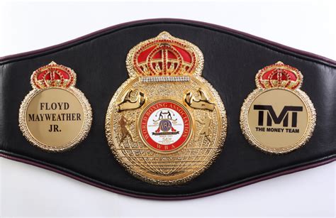 Floyd Mayweather Jr. Signed WBA Championship Belt (PSA) | Pristine Auction