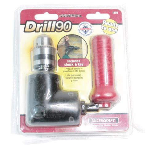 Milescraft Drill Right Angle Attachment For Drills Inch