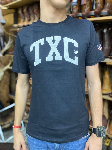 Camiseta Txc Custom Bordada Preta 19736 Zona Country Moda Country