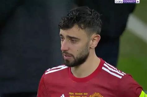 Bruno Fernandes Crying Scared Fernandes Admits Crying Upon Man United