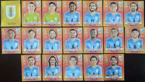 Busca Figuritas Mundial Qatar 2022 Seleccion Uruguaya Completa A La