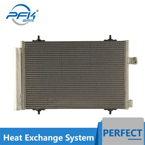 Copper Tube Aluminum Fin Condenser Auto Air Conditioner Condenser For