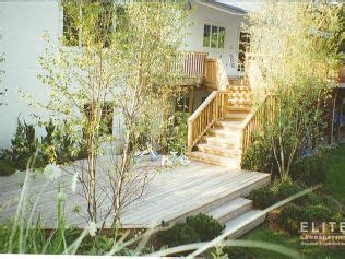 The Edges Of The Deck Are Softened With Plantings Entries Walkways