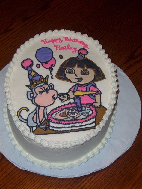 Dora And Boots Birthday - CakeCentral.com