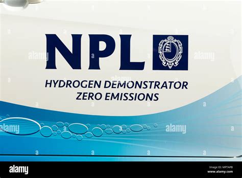 Npl Logo On The Door Of Toyota Mira Car With Zero Emissions Hydrogen