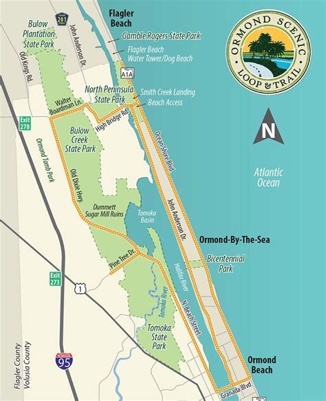 Map Of Ormond Beach Area